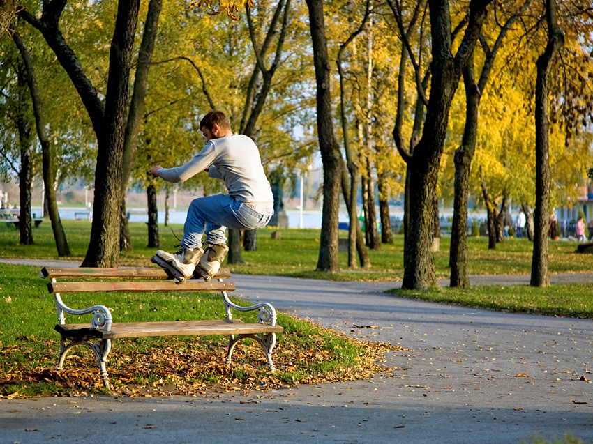 Roller skating, Palić